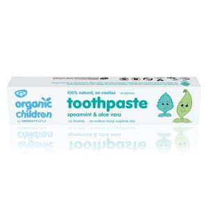 Green People Organic Children Spearmint 100% Natural Fluoride Free Toothpaste 50ml