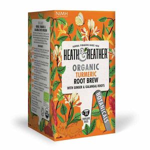Heath And Heather Organic Turmeric Root Brew 20 Tea Bags