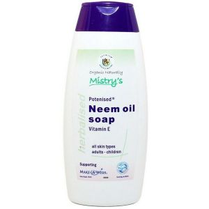 House of Mistry Potenised Neem Oil Soap with Vitamin E 200ml