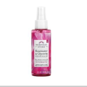 Heritage Store Rosewater and Glycerine Hydrating Facial Mist 118ml