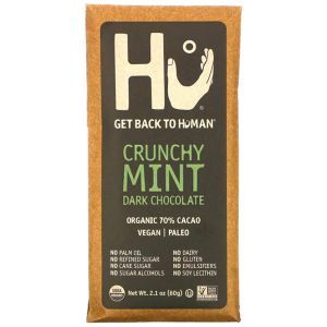 Hu Crunchy Mint Dark Chocolate Bar 60g