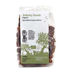 Infinity Foods Organic Sun Dried Tomato Halves 250g