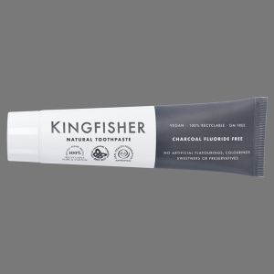 Kingfisher Fluoride Free Natural Charcoal Toothpaste 100ml