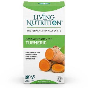 Living Nutrition Organic Fermented Turmeric 60 caps