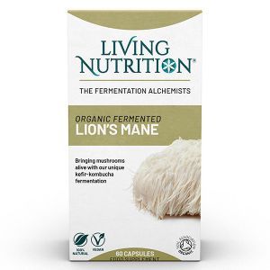 Living Nutrition Organic Fermented Lion's Mane 60 capsules
