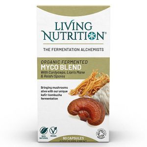 Living Nutrition Organic Fermented Myco Blend 60 capsules
