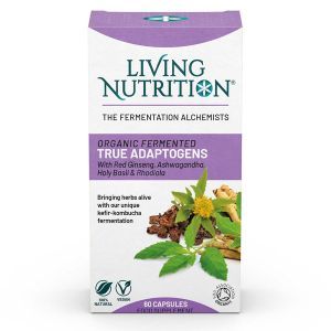 Living Nutrition Organic Fermented True Adaptogens 60 caps