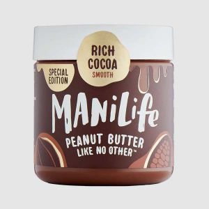Manilife Rich Smooth Peanut Butter With Cocoa 295g