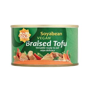 Marigold Health Foods - Braised Tofu (Soyabean, Vegan) 225g