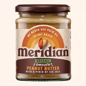 Meridian Organic Smooth Peanut Butter with a pinch of salt 280g
