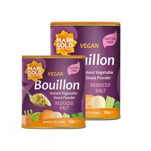 Marigold Bouillon Vegetable Vegan Instant Stock Powder - Reduced Salt