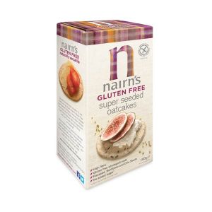Nairn's Organic Gluten Free Super Seeded Oatcakes 180g