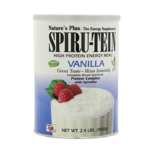 Natures Plus Spirutein High Protein Energy Food Supplement Vanilla 544g