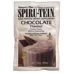 Natures Plus Spirutein High Protein Energy Food Supplement Chocolate 28g