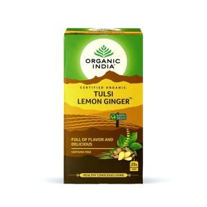 Organic India Tulsi Lemon Ginger 25 Teabags