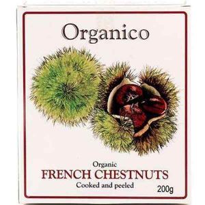 Organico Organic French Chestnuts (Cooked and peeled) 200g
