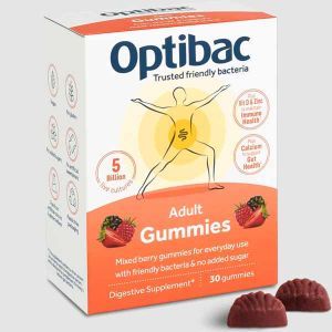 Optibac Probiotic Gummies for Adults 30 Chewable Gummies