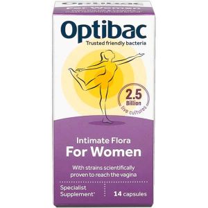 Optibac Probiotics Intimate Flora For Women 14 Capsules