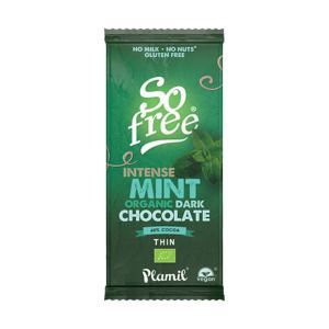 Plamil Foods So Free Organic Mint Dark Chocolate Thin 80g