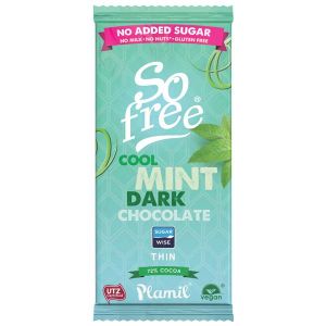 Plamil Foods - So Free Organic Mint Dark Chocolate Thin 80g