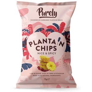 Purely Plantain Nice & Spicy Chips 75g
