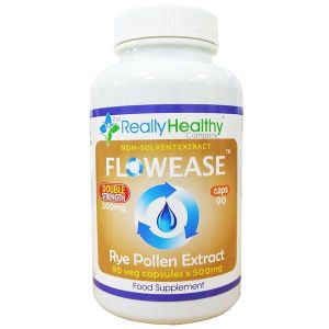 The Really Healthy Company - Flowease Double Strength Rye Pollen Extract 90 capsules