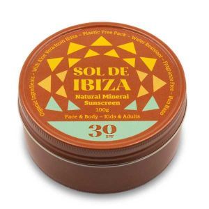 Sol De Ibiza Natural Mineral Sunscreen Face & Body SPF 30 100g