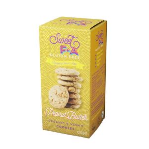 Sweet FA Organic Gluten Free Peanut Butter Vegan Cookies 125g