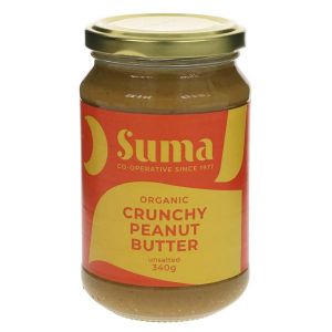 Suma Wholefoods Organic Crunchy Peanut Butter (Unsalted) 340g