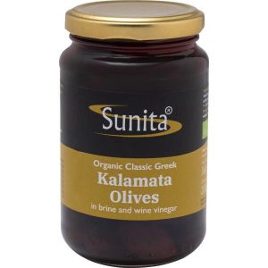 Sunita Organic Classic Greek Kalamata Olives 360g