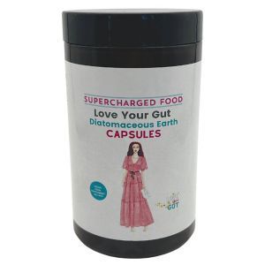 Supercharged Foods Love Your Gut Diatomaceous Earth Capsules 120 caps