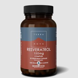 Terranova Resveratrol 150mg Complex 50 Vegetarian Capsules