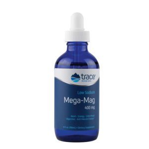 Trace Minerals Mega-Mag 400mg Low Sodium