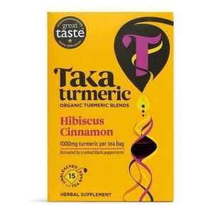 Taka Turmeric Organic Hibiscus Cinnamon 15 Teabags