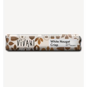 Vivani White Nougat Crisp Vegan Chocolate Bar 35g