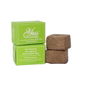 Yess Essentials African Black Soap With Shea Butter 200g