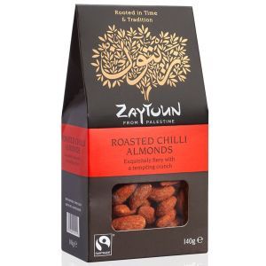 Zaytoun Roasted Chilli Almonds 140g