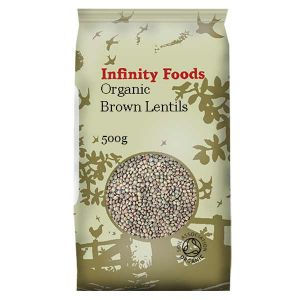 Infinity Foods Organic Brown Lentils