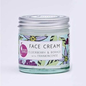 Laughing Bird Elderberry & Borage Face Cream (with Frankincense) 60ml