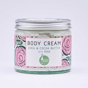 Laughing Bird Shea & Cocoa butter Body Cream with Rose 250ml