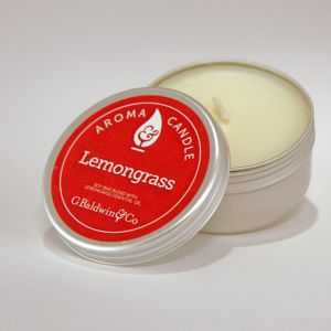 Baldwins Lemongrass Aroma Candle 105g