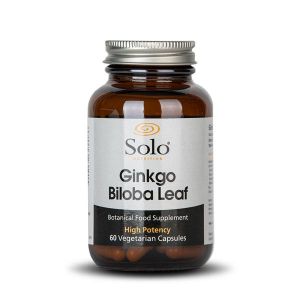 Solo Ginkgo Biloba Leaf 120mg Extract 60 Vegecaps