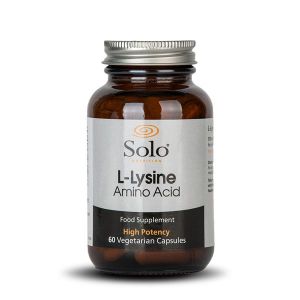 Solo L-lysine 500mg Plus Vitamin B6 60 Vegecaps