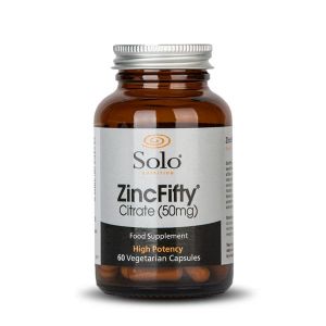 Solo Zincfifty 50mg 60 Vegecaps