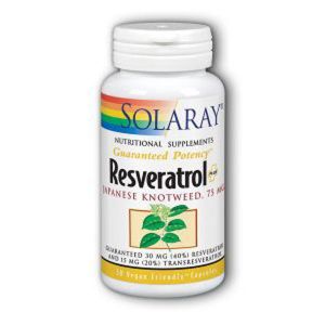 Solaray Resveratrol Plus 30 Vegan Capsules