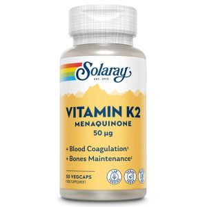 Solaray Vitamin K2 Menaquinone 50mcg 30 Capsules
