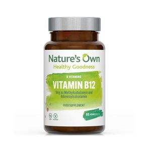 Natures Own Vitamin B12 Sub-lingual Methylcobalamin 500ug (Vegan) 60 Tablets
