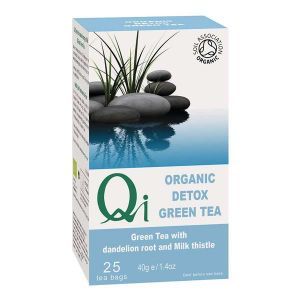 Qi Organic Detox Green Tea 25 Tea Bags