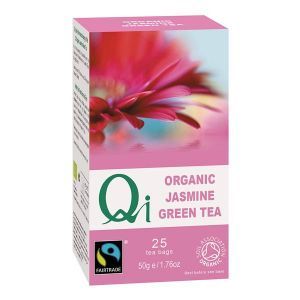 Qi Organic Jasmine Green Tea 25 Tea Bags