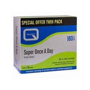 Quest Super Once A Day Timed Release Multivitamins And Minerals Twin Pack 90 Tablets